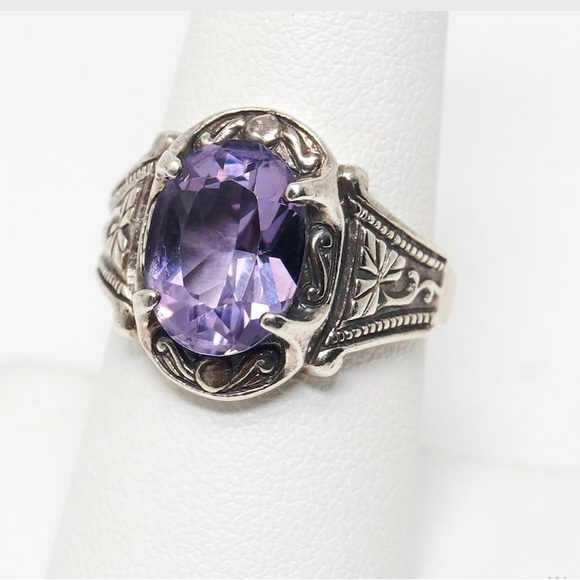 Vintage sterling ring - Picture 2 of 5